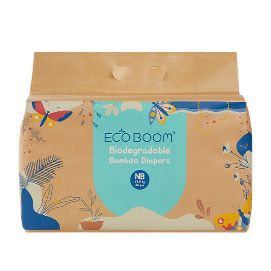 EcoBoom® Joy biorazgradljive plenice NEW BORN (34 kos)