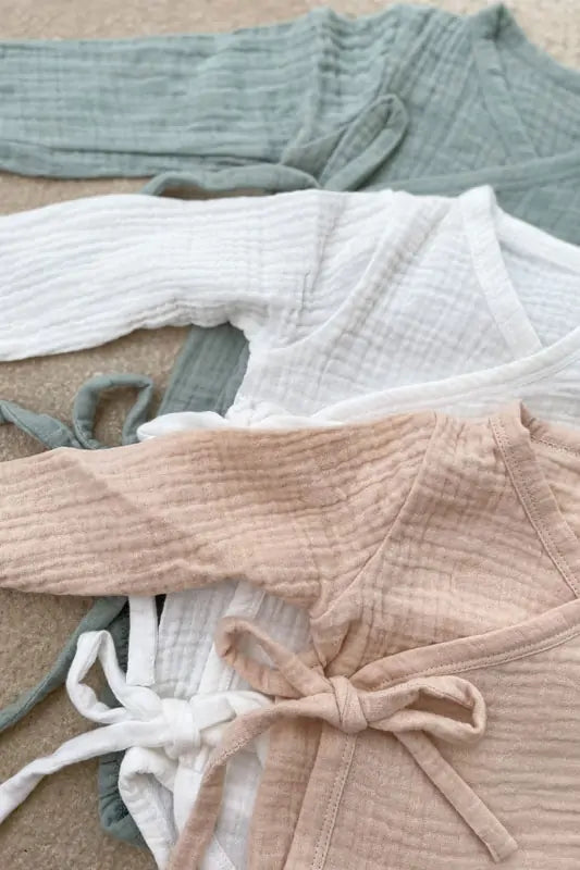 Body iz muslina dolgi rokav "Aqua" 