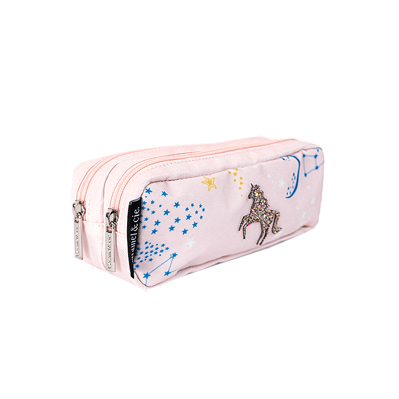 BACK TO SCHOOL - DVOJNA PERESNICA  PENCIL CASE DOUBLE - CONSTELLATION