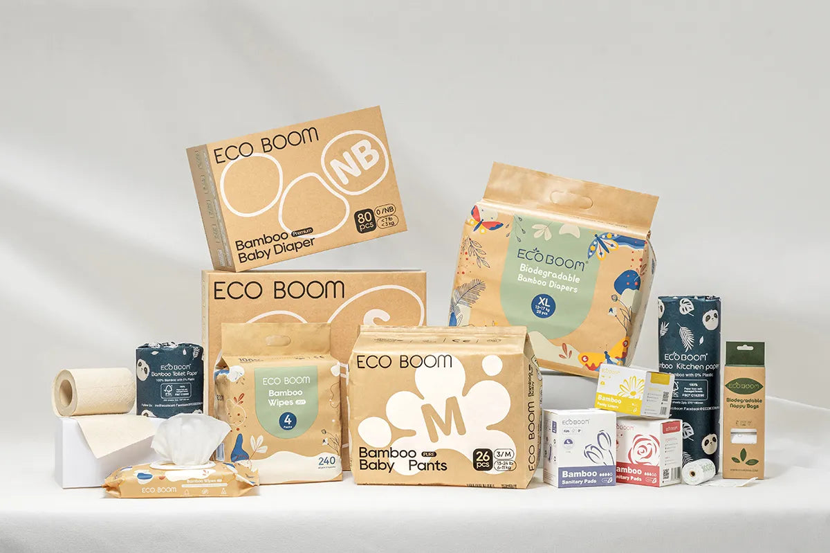 ECO BOOM® JOY BIORAZGRADLJIVE PLENICE XL-5 (28 kos)