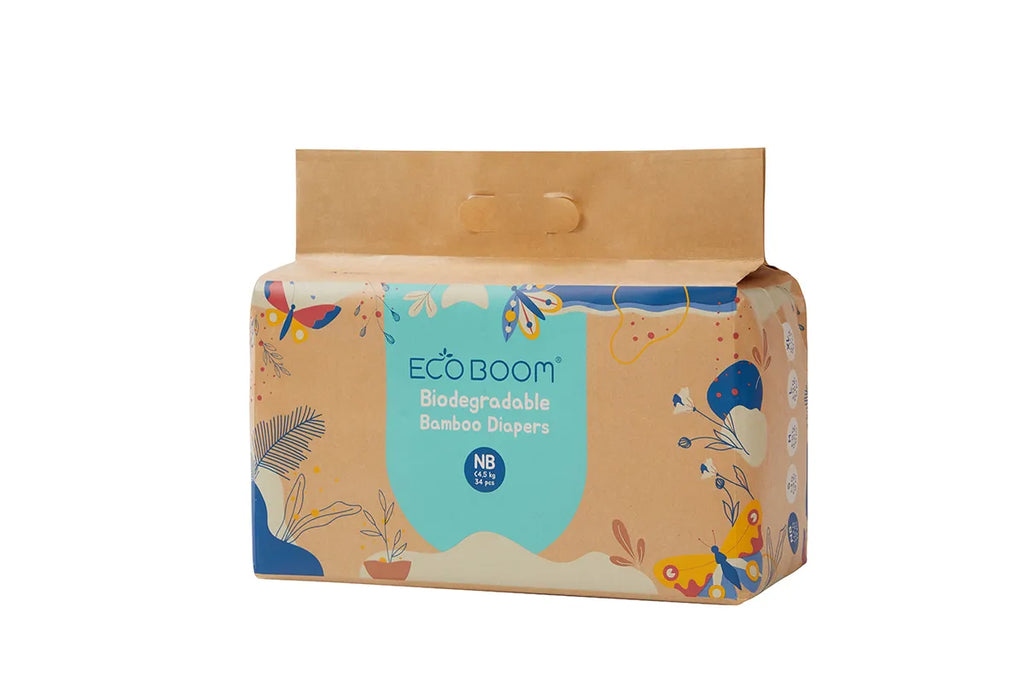 ECO BOOM® JOY BIORAZGRADLJIVE PLENICE NEW BORN- 1 (34 kos)