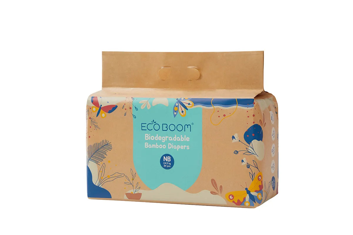 ECO BOOM® JOY BIORAZGRADLJIVE PLENICE NEW BORN- 1 (34 kos)