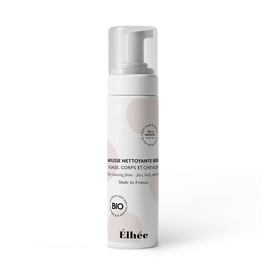 Organska 3-v-1 čistilna pena za dojenčke