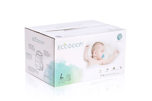 EcoBoom® Pants - biorazgradljive hlačne plenice velikost L - 4 (76 kosov)
