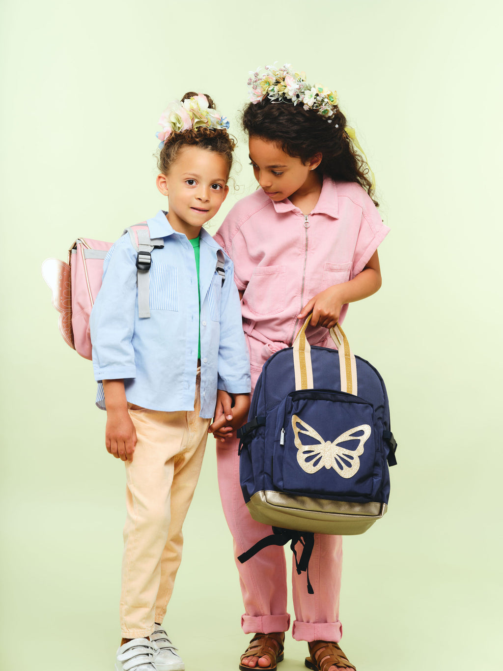 NAZAJ V ŠOLO - OTROŠKI ŠOLSKI NAHRBTNIK METULJ - VELIKA VELIKOST