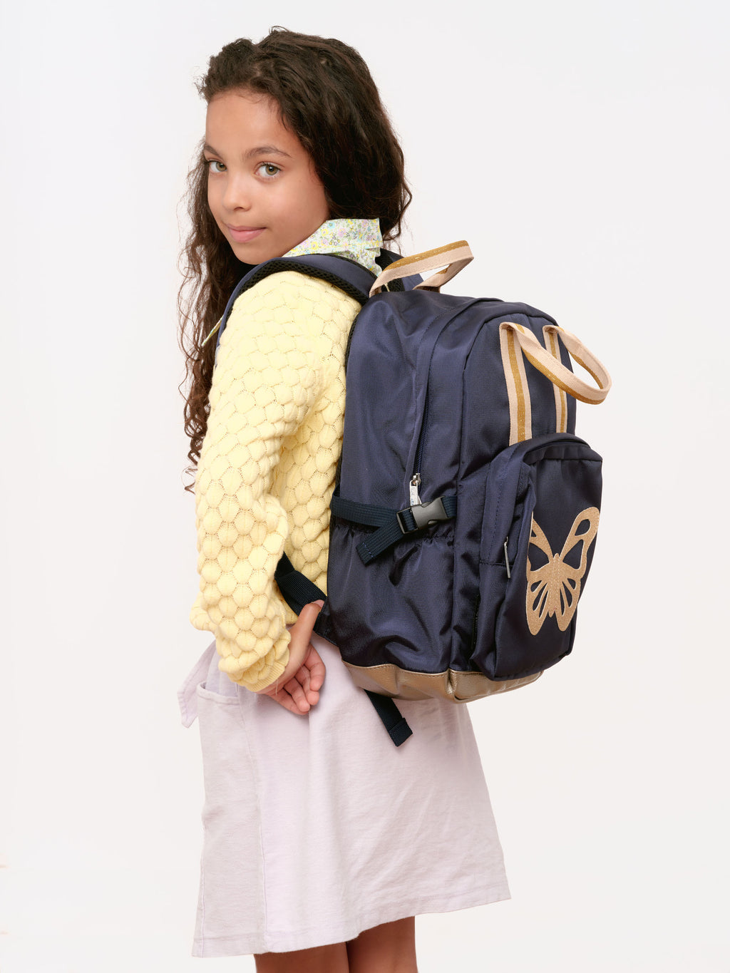 NAZAJ V ŠOLO - OTROŠKI ŠOLSKI NAHRBTNIK METULJ - VELIKA VELIKOST